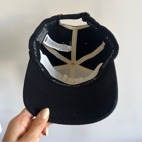 Levi's | Accessories | Levis Black Baseball Cap White Embroidered ...